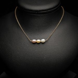 collier trio perles de culture