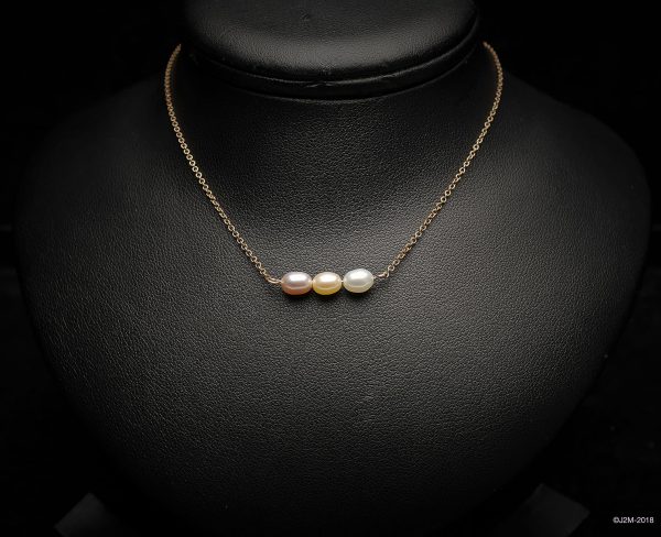collier trio perles de culture